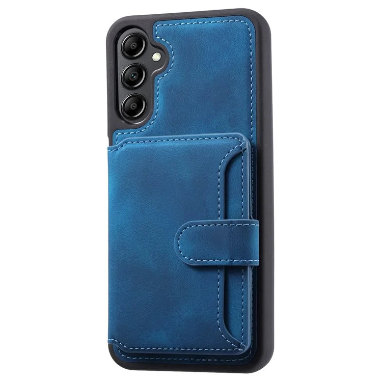 For Samsung Galaxy A25 5G (Global) (161.0 x 76.5 x 8.3mm) Case  Leather+TPU Phone Wallet Cover