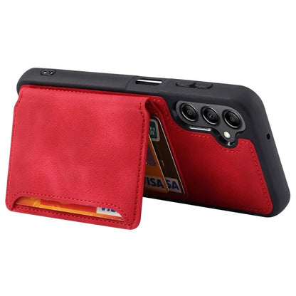 For Samsung Galaxy A25 5G (Global) (161.0 x 76.5 x 8.3mm) Case  Leather+TPU Phone Wallet Cover