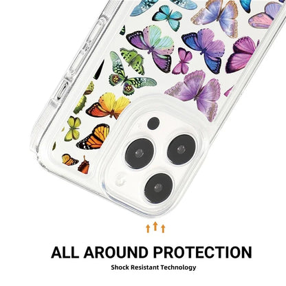 For iPhone 15 Pro Max Case Soft TPU Butterfly Pattern Printing Phone Cover