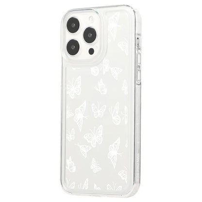 For iPhone 15 Pro Max Case Soft TPU Butterfly Pattern Printing Phone Cover