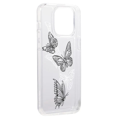 For iPhone 15 Pro Max Case Soft TPU Butterfly Pattern Printing Phone Cover