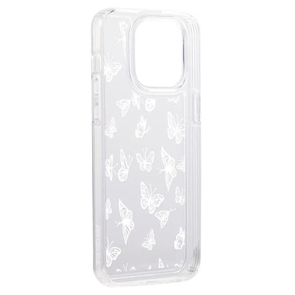 For iPhone 15 Pro Case Anti-drop Airbag Butterfly Pattern Printing TPU Phone Cover