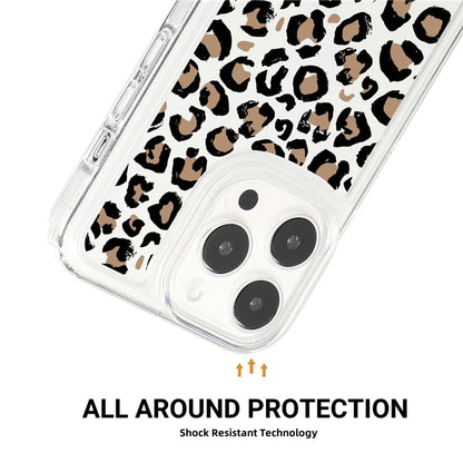 For iPhone 15 Pro TPU Case Pattern Printing Shockproof Airbag Phone Cover