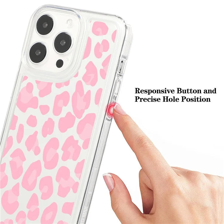 For iPhone 15 Pro TPU Case Pattern Printing Shockproof Airbag Phone Cover