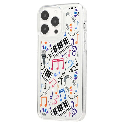 For iPhone 15 Pro TPU Case Pattern Printing Shockproof Airbag Phone Cover