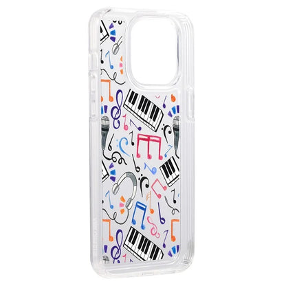 For iPhone 15 Pro TPU Case Pattern Printing Shockproof Airbag Phone Cover