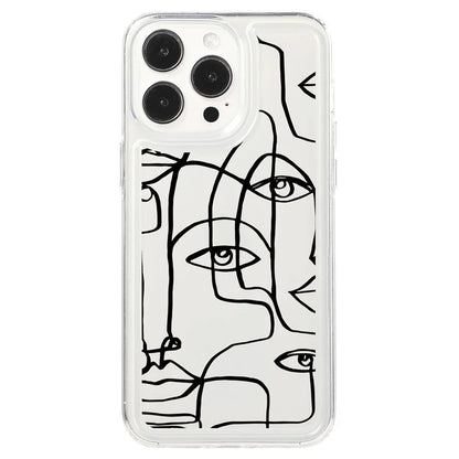 For iPhone 15 Pro TPU Case Pattern Printing Shockproof Airbag Phone Cover