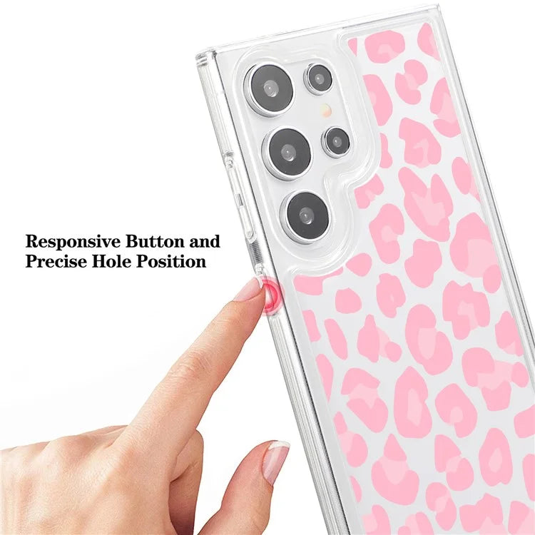 For Samsung Galaxy S24 Ultra Case Pattern Print Design TPU Shockproof Phone Cover