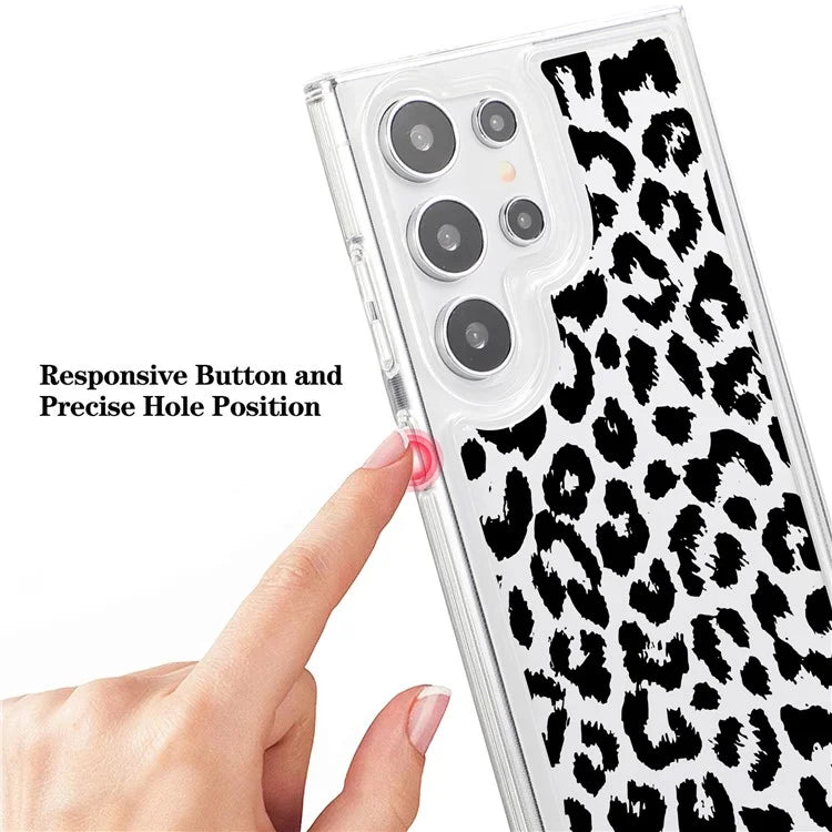 For Samsung Galaxy S24 Ultra Case Pattern Print Design TPU Shockproof Phone Cover