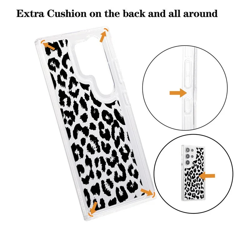 For Samsung Galaxy S24 Ultra Case Pattern Print Design TPU Shockproof Phone Cover