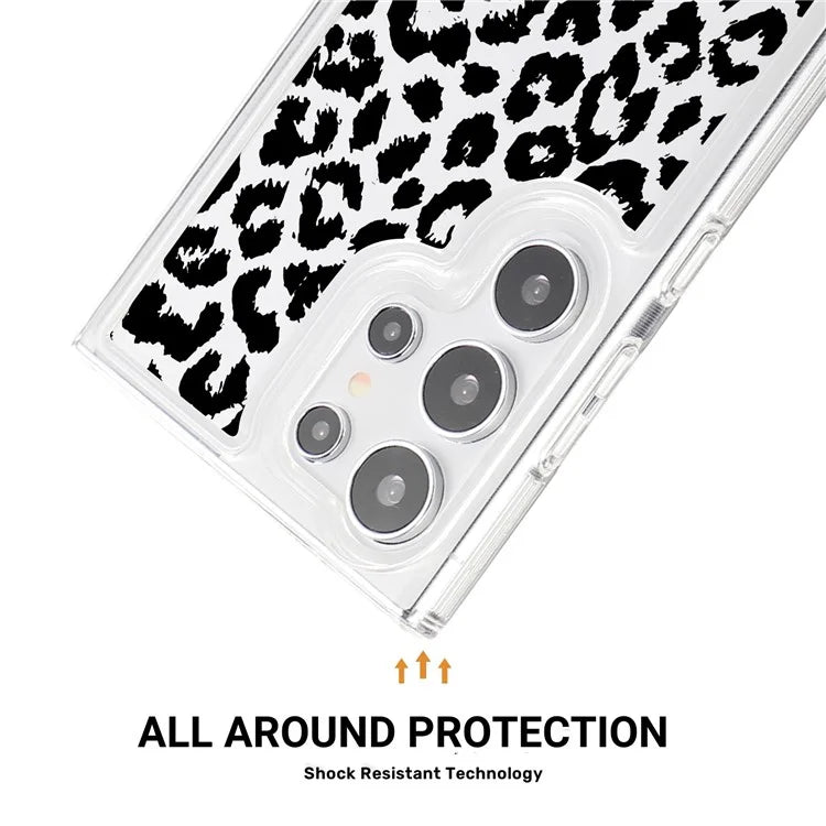 For Samsung Galaxy S24 Ultra Case Pattern Print Design TPU Shockproof Phone Cover