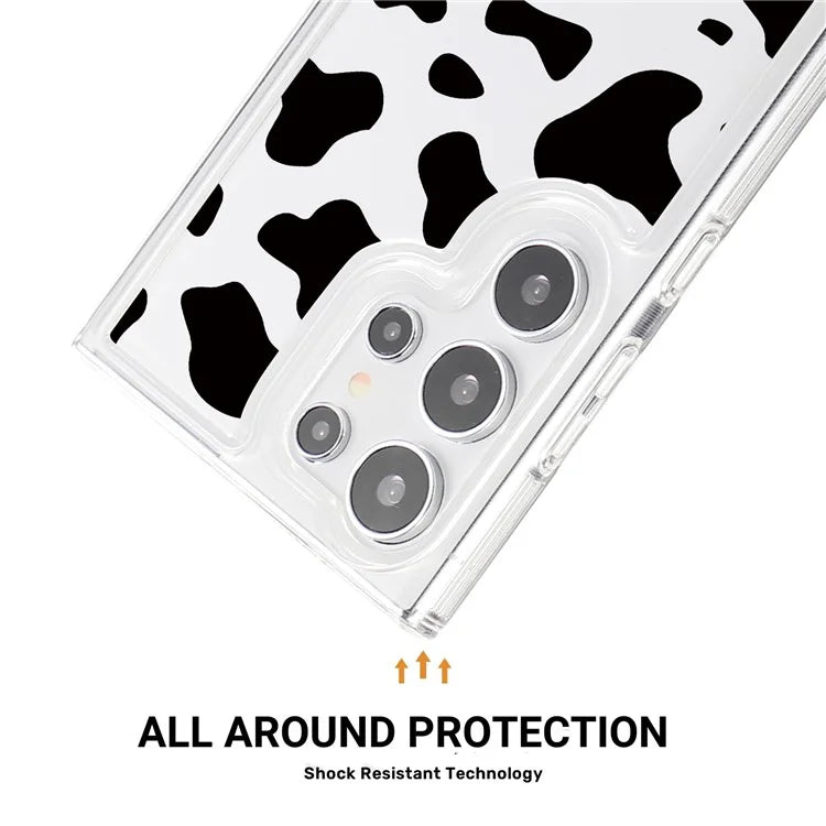For Samsung Galaxy S24 Ultra Case Pattern Print Design TPU Shockproof Phone Cover