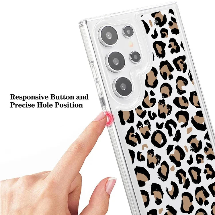 For Samsung Galaxy S24 Ultra Case Pattern Print Design TPU Shockproof Phone Cover