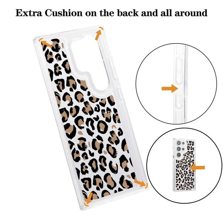 For Samsung Galaxy S24 Ultra Case Pattern Print Design TPU Shockproof Phone Cover