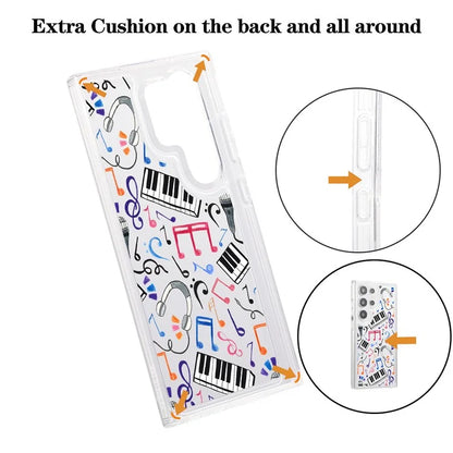 For Samsung Galaxy S24 Ultra Case Pattern Print Design TPU Shockproof Phone Cover