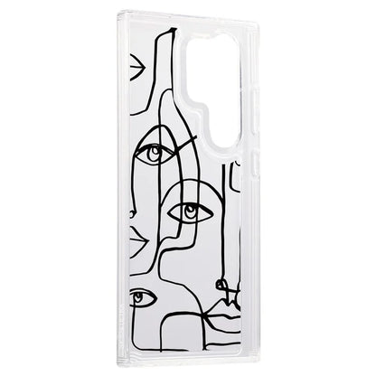 For Samsung Galaxy S24 Ultra Case Pattern Print Design TPU Shockproof Phone Cover