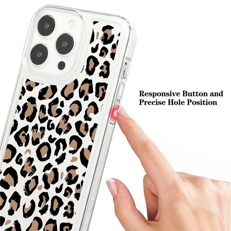 For iPhone 15 Pro Max Case TPU Airbag Anti-Drop Phone Cover Pattern Printing