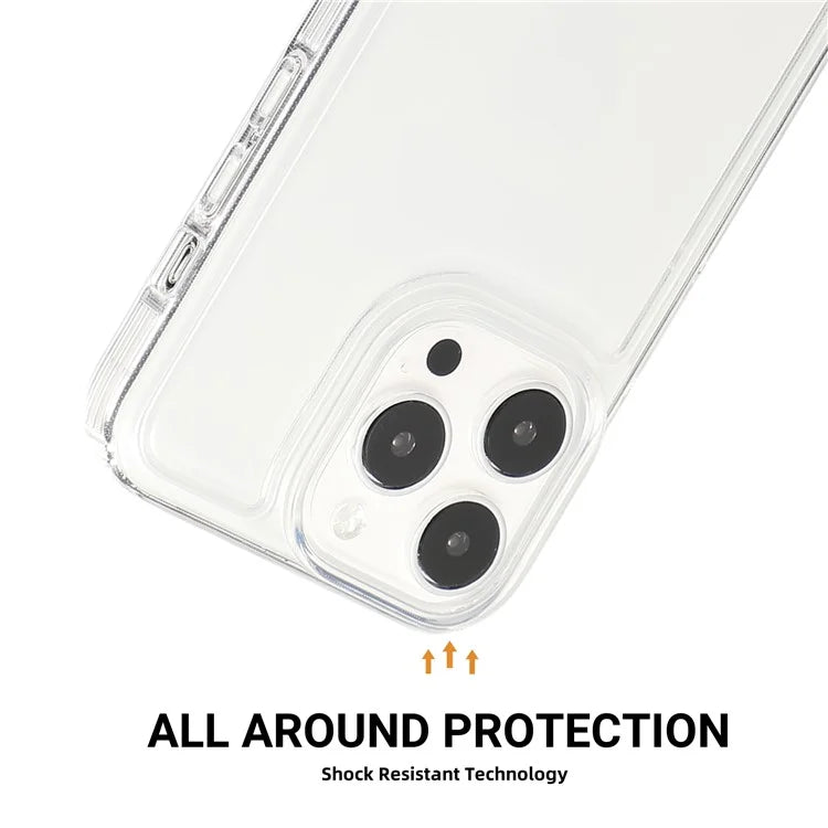 For iPhone 14 Pro Max Case High Transparency Airbag Protection TPU Phone Shell