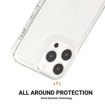 For iPhone 14 Pro Max Case High Transparency Airbag Protection TPU Phone Shell
