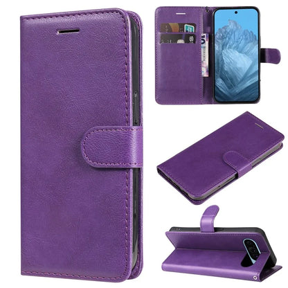KT Leather Series-2 for Google Pixel 9 Case Stand Wrist Strap Solid Color Phone Cover