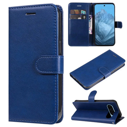 KT Leather Series-2 for Google Pixel 9 Case Stand Wrist Strap Solid Color Phone Cover