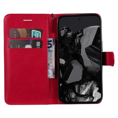 KT Leather Series-2 for Google Pixel 9 Pro Phone Case Flip Wallet Solid Color Phone Cover