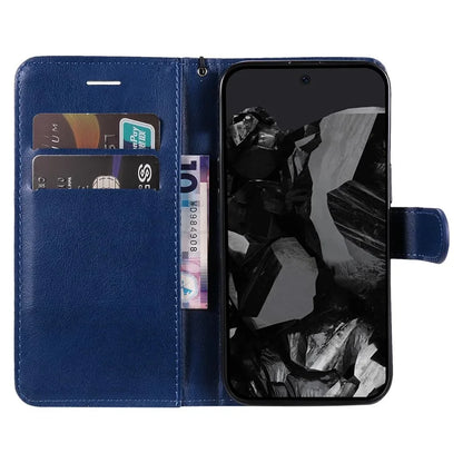 KT Leather Series-2 for Google Pixel 9 Pro Phone Case Flip Wallet Solid Color Phone Cover