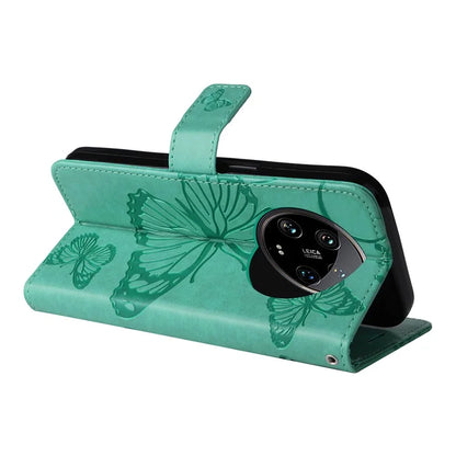 KT Imprinting Flower Series-2 For Xiaomi 14 Ultra Wallet Phone Case Pattern Imprinted Leather Flip Cover