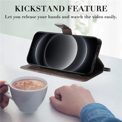 KT Imprinting Flower Series-2 For Xiaomi 14 Ultra Wallet Phone Case Pattern Imprinted Leather Flip Cover