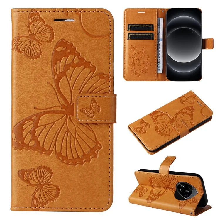 KT Imprinting Flower Series-2 For Xiaomi 14 Ultra Wallet Phone Case Pattern Imprinted Leather Flip Cover