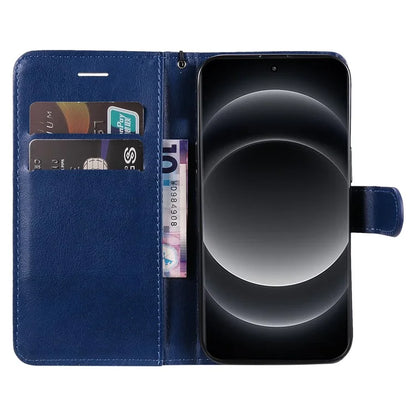 KT Leather Series-2 for Xiaomi 14 Ultra Wallet Case Solid Color Leather Flip Phone Cover