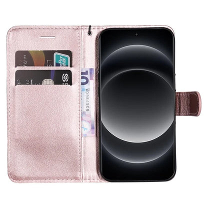 KT Leather Series-2 for Xiaomi 14 Ultra Wallet Case Solid Color Leather Flip Phone Cover