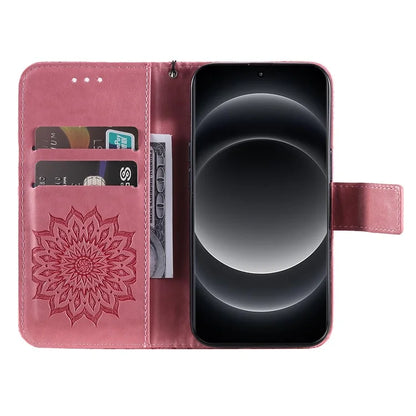 KT Imprinting Flower Series-1 For Xiaomi 14 Ultra Case Leather Wallet Phone Cover with Stand