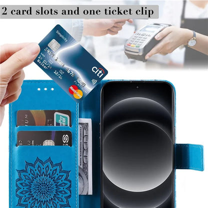 KT Imprinting Flower Series-1 For Xiaomi 14 Ultra Case Leather Wallet Phone Cover with Stand