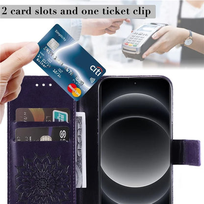 KT Imprinting Flower Series-1 For Xiaomi 14 Ultra Case Leather Wallet Phone Cover with Stand