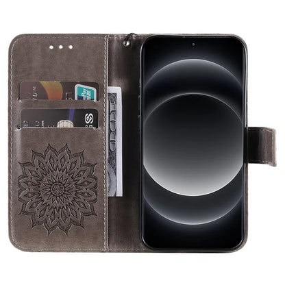 KT Imprinting Flower Series-1 For Xiaomi 14 Ultra Case Leather Wallet Phone Cover with Stand