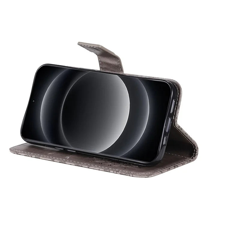 KT Imprinting Flower Series-1 For Xiaomi 14 Ultra Case Leather Wallet Phone Cover with Stand
