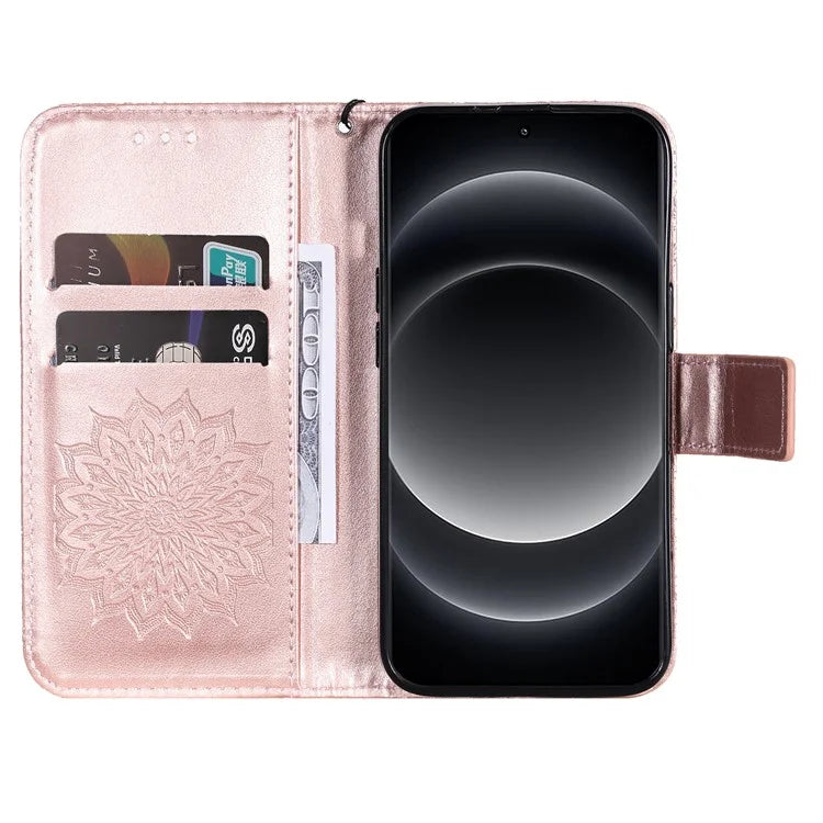 KT Imprinting Flower Series-1 For Xiaomi 14 Ultra Case Leather Wallet Phone Cover with Stand