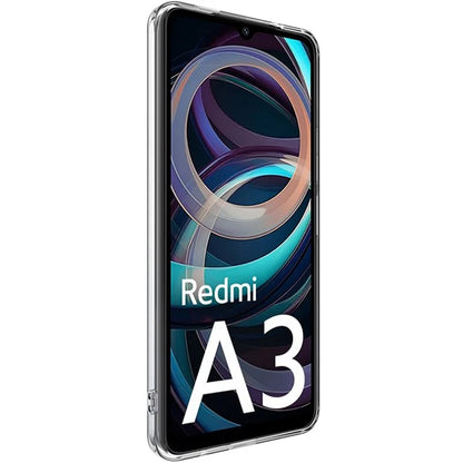 IMAK UX-5 Series For Xiaomi Redmi A3 Case Slim Fit Crystal Clear TPU Phone Cover