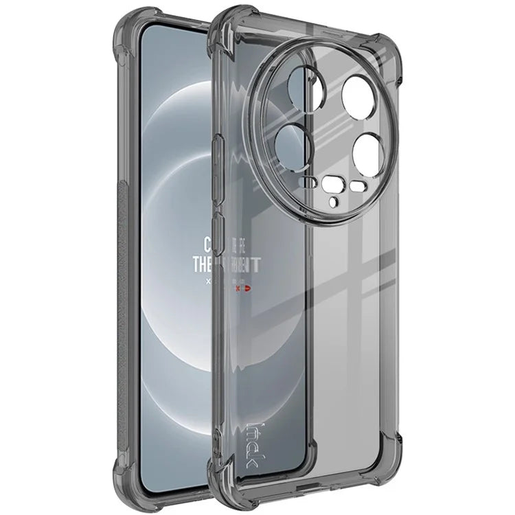 IMAK For Xiaomi 14 Ultra Case Airbag Drop Protection TPU Phone Cover Black