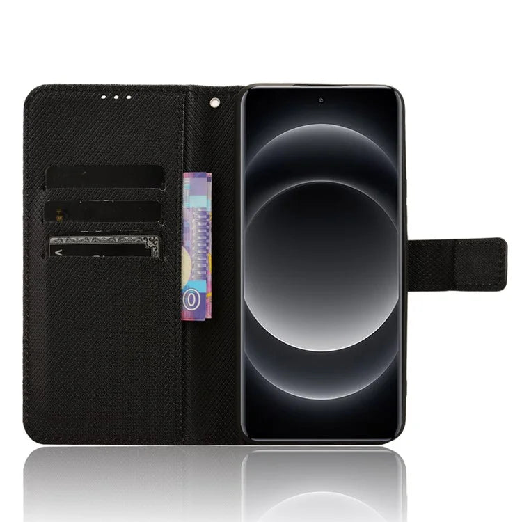 For Xiaomi 14 Ultra Case Card Holders Leather+TPU Full Protection Phone Cover