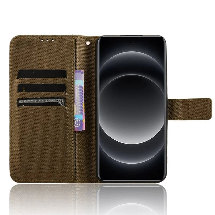 For Xiaomi 14 Ultra Case Card Holders Leather+TPU Full Protection Phone Cover