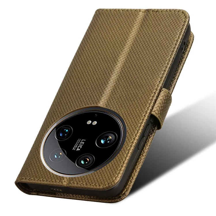 For Xiaomi 14 Ultra Case Card Holders Leather+TPU Full Protection Phone Cover