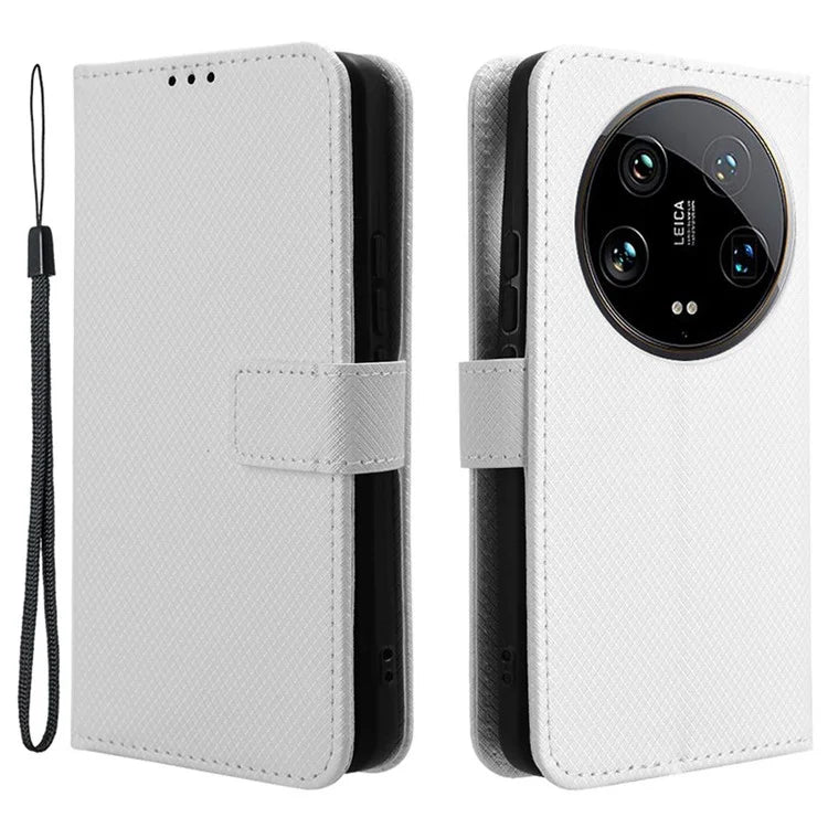 For Xiaomi 14 Ultra Case Card Holders Leather+TPU Full Protection Phone Cover