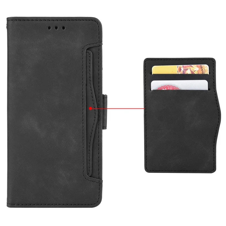 For Xiaomi 14 Ultra Case with Multiple Card Holders TPU Interior Protective PU Leather Cover