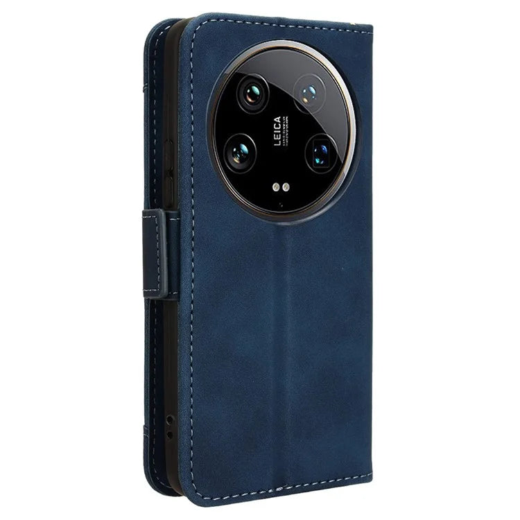 For Xiaomi 14 Ultra Case with Multiple Card Holders TPU Interior Protective PU Leather Cover