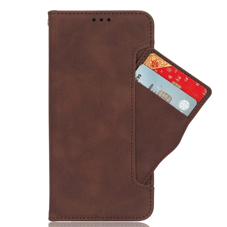 For Xiaomi 14 Ultra Case with Multiple Card Holders TPU Interior Protective PU Leather Cover
