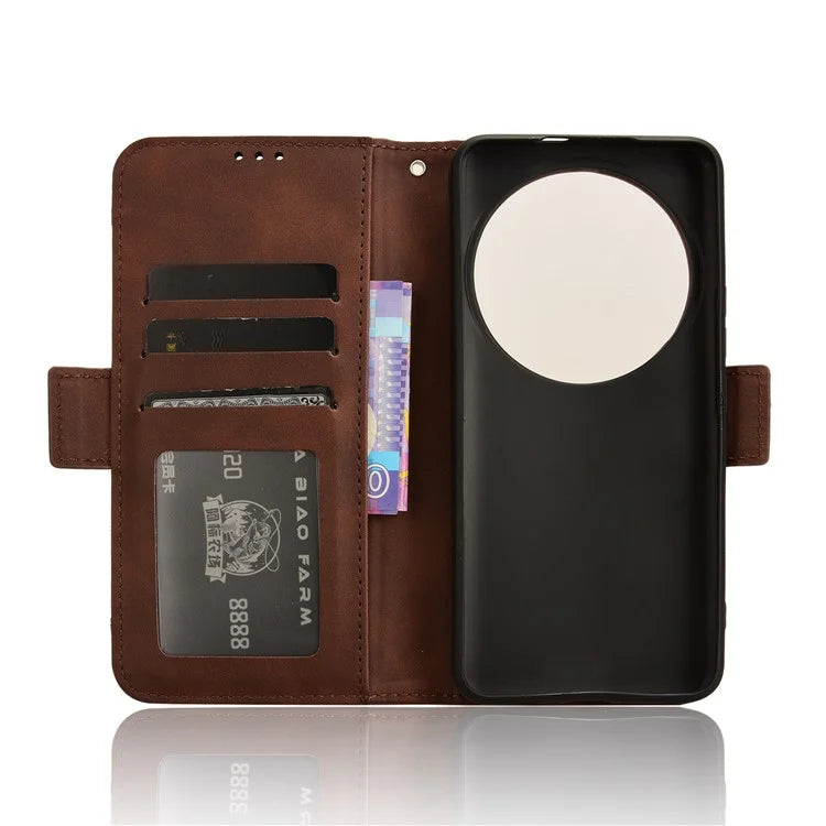 For Xiaomi 14 Ultra Case with Multiple Card Holders TPU Interior Protective PU Leather Cover