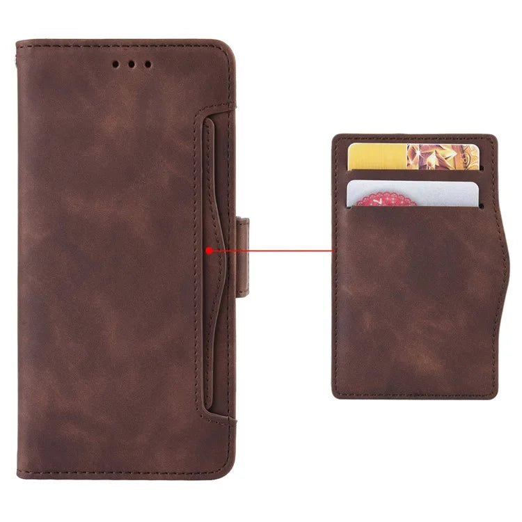 For Xiaomi 14 Ultra Case with Multiple Card Holders TPU Interior Protective PU Leather Cover