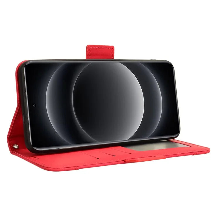 For Xiaomi 14 Ultra Case with Multiple Card Holders TPU Interior Protective PU Leather Cover